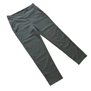 Lole Travel Trousers Grey Pants Zip Pockets Recycled Polyester Women's 12